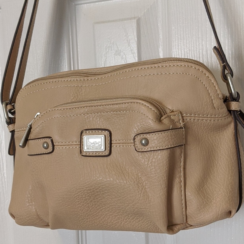 NWOT Born Concept beautiful beige crossbody